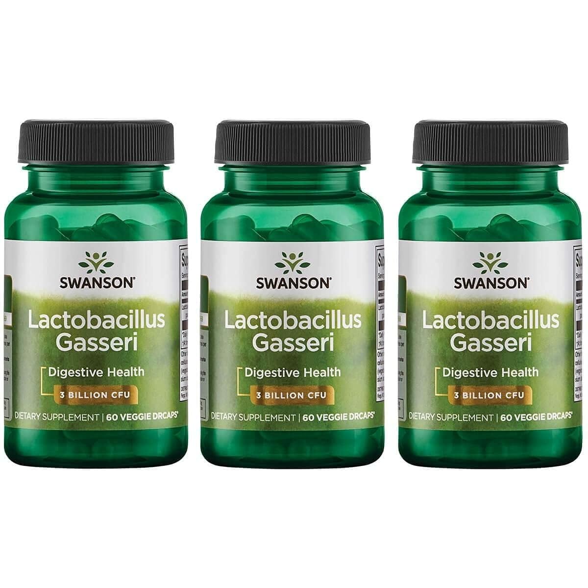Swanson Lactobacillus Gasseri Probiotic: botella con cápsulas para uso diario.