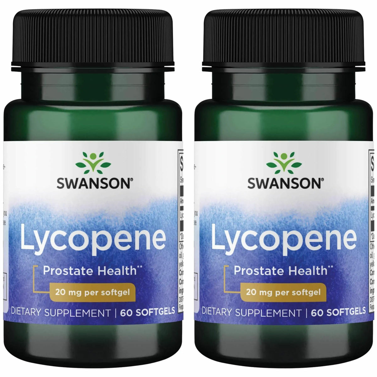 Swanson Licopeno: cápsulas para apoyar la salud prostática y cardiovascular.