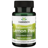 Swanson Limon Peel, frasco de cápsulas para apoyo antioxidante diario.