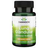 Swanson Glándula Pulmonar cápsulas para apoyo diario de bienestar