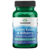 Imagen de Swanson Luteína Bilberry: cápsulas de 120, apoyo a la retina.