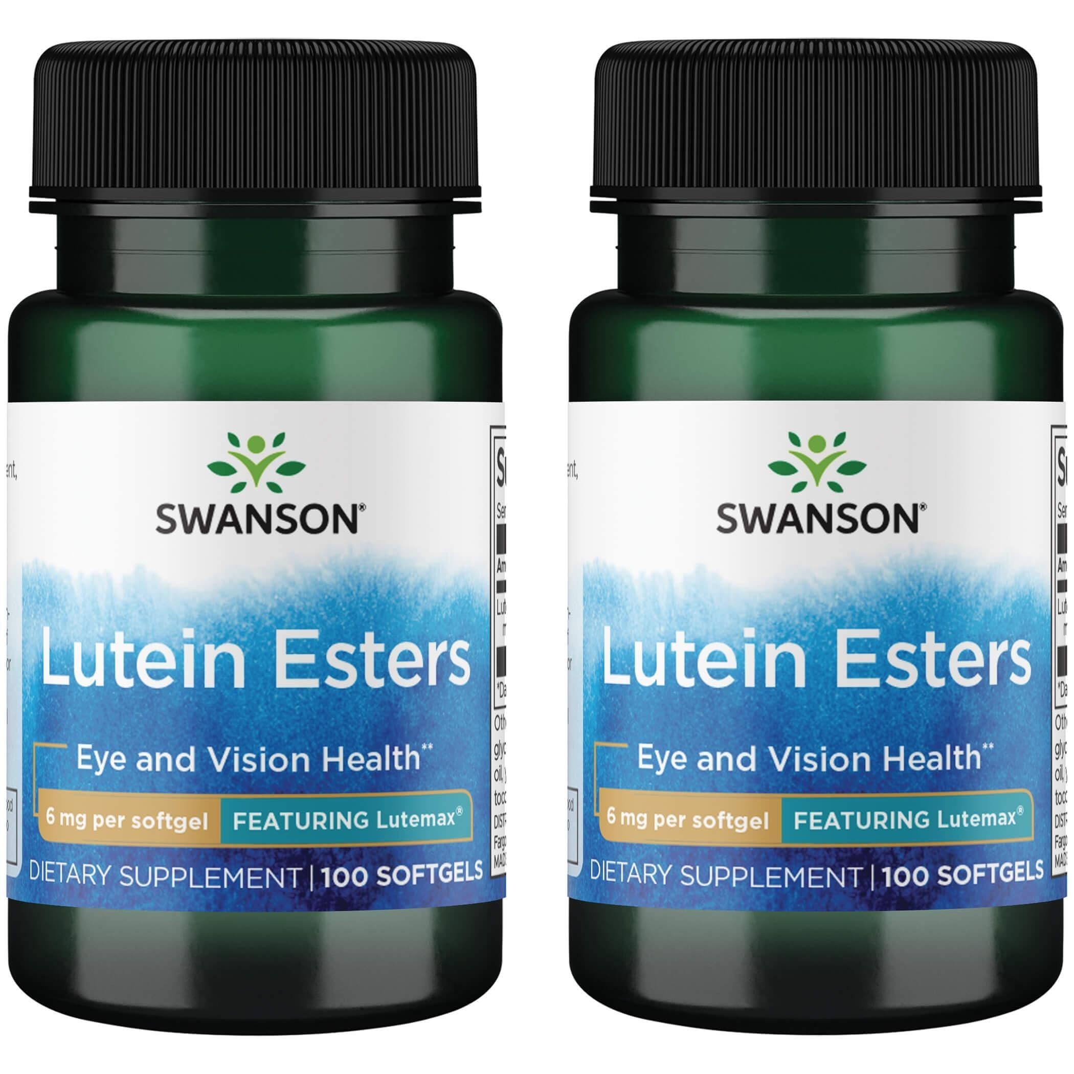 Swanson Lutein Esters: cápsulas para el cuidado ocular y la visión diaria