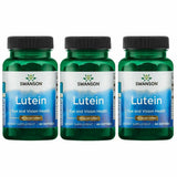 Swanson Luteína visión y macula cápsulas blandas para salud visual diaria.