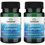 Swanson Luteolin Complex con Rutin en frasco, apoyo antioxidante para el cerebro.