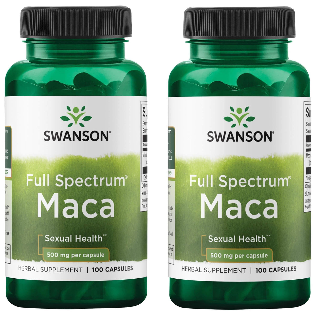 Swanson Maca 500 mg en cápsulas para vitalidad y equilibrio hormonal en la vida diaria
