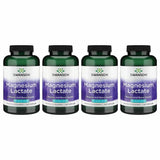 Swanson Magnesium Lactate: botella de cápsulas para soporte muscular diario