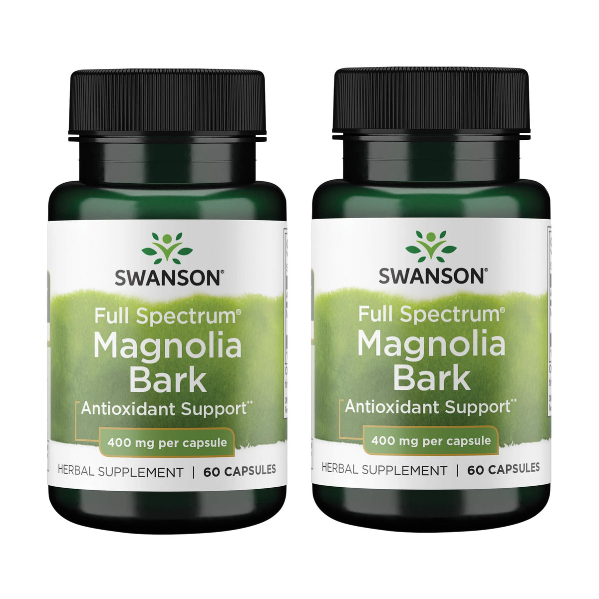 Swanson Magnolia Bark cápsulas 400 mg para apoyo digestivo
