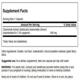 Swanson Manzanilla Extracto Flor Capsulas 60, uso diario para tranquilidad.