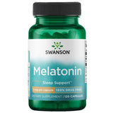 Swanson Melatonina: botella frente para un posible descanso suave y relajante