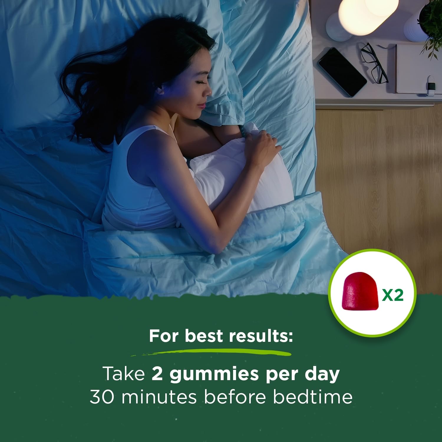 Swanson Melatonina gominolas fresa – frasco: dosis conveniente para dormir.