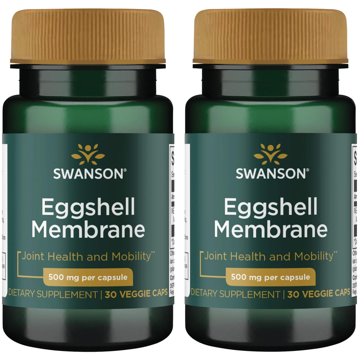 Swanson Ultra membrana de cascara de huevo en cápsulas de 500 mg para movilidad articular