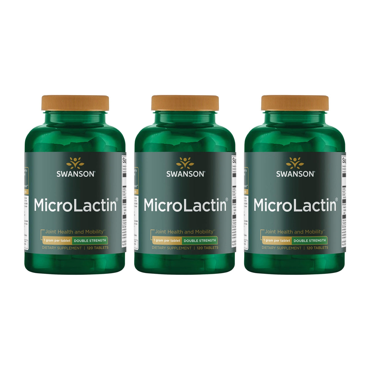 Swanson Microlactin, botella frontal, apoyo para articulaciones