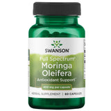 Swanson Moringa Oleifera: hoja entera en cápsulas para uso diario.