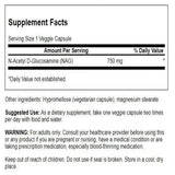 Swanson N-Acetil D-Glucosamina, cápsulas en primer plano para comodidad diaria.
