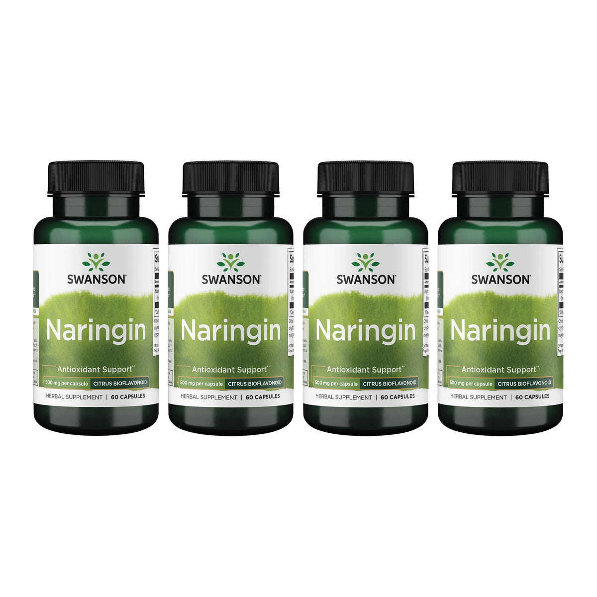 Swanson Naringina cápsulas 500 mg para apoyo antioxidante diario.
