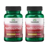 Swanson Nattozimes en botella clara para ver la dosis diaria y control.