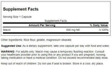 Swanson Niacin, etiqueta del producto, ingredientes de alta pureza para bienestar diario.
