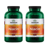 Swanson Niacina B3, cápsulas de 500 mg, apoyo al metabolismo de carbohidratos y salud cardiovascular.