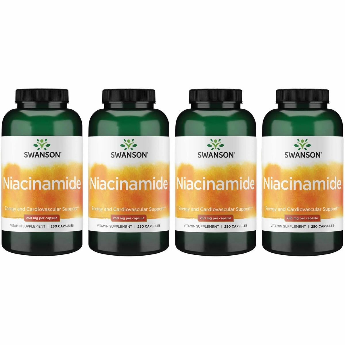 Swanson Niacinamida 250 mg cápsulas, bote, posible apoyo en salud general.