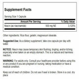 Swanson Niacinamida 500 mg: dos paquetes para mayor comodidad y uso sostenido.