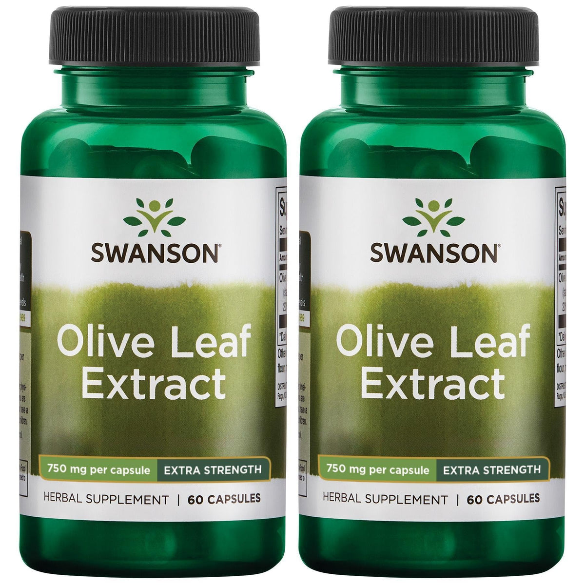 Swanson Olive Leaf Extract cápsulas de 60, apoyo natural al sistema inmunológico.