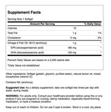 Swanson Omega-3: etiqueta limón en la botella, sabor agradable.
