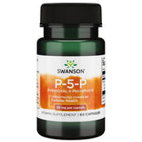 Swanson P-5-P botella de 60 cápsulas para suplementación diaria