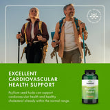 Swanson psyllium, paquete de cuatro para conveniencia diaria.