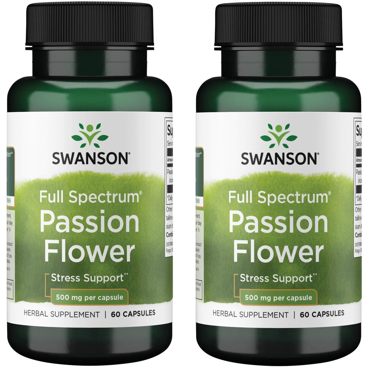 Swanson flor de la pasión — botella para descanso natural y calma.