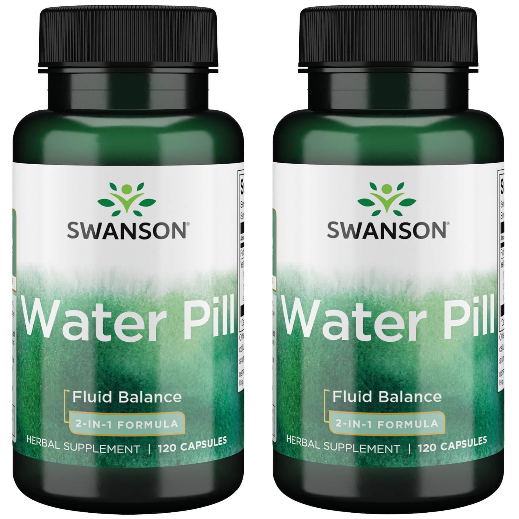 Pastilla Swanson de 20 mg, botella de 120 cápsulas, ayuda al equilibrio de líquidos.