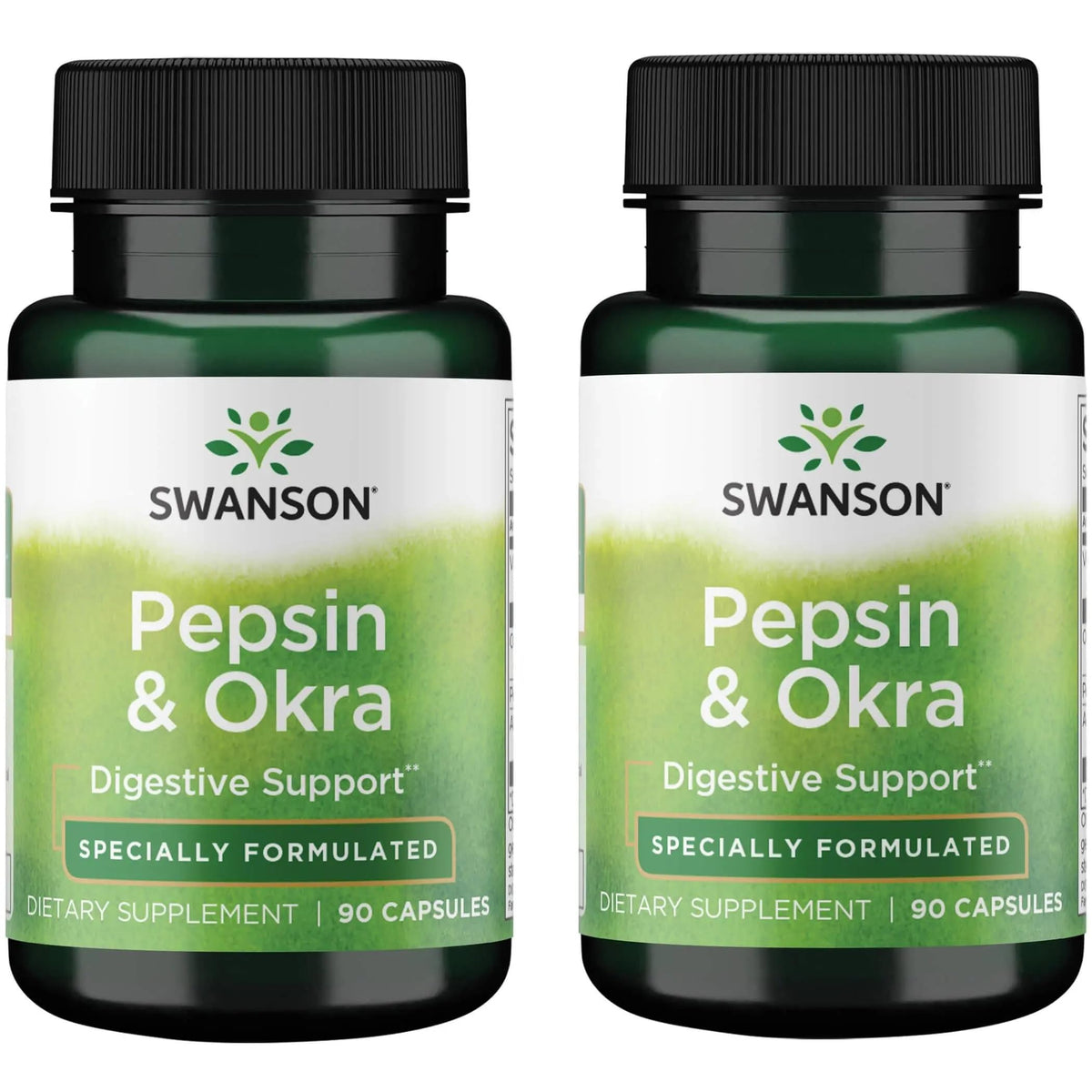 Swanson Pepsina, botella de suplemento digestivo para uso diario