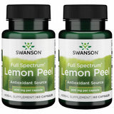 Cápsulas Swanson Piel de Limón, fuente antioxidante para uso diario