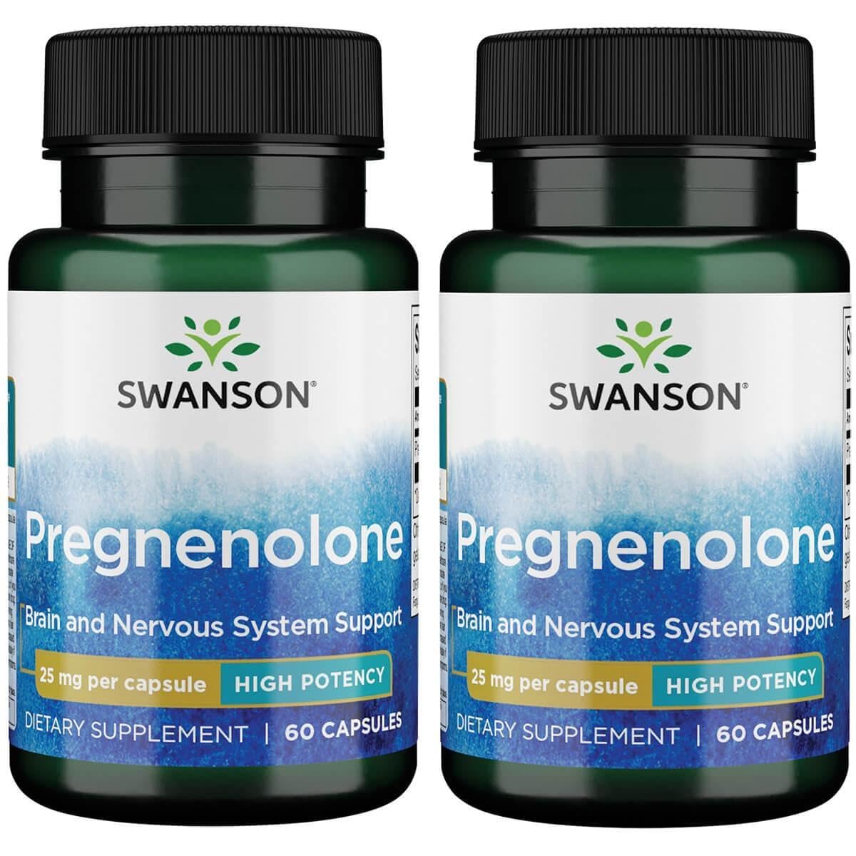 Swanson Pregnenolona 25 mg cápsula: posible apoyo a memoria y sueño