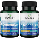 Swanson Pregnenolona 25 mg cápsula: posible apoyo a memoria y sueño