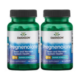 Swanson Pregnenolona en botella de 50 mg para apoyo diario del bienestar