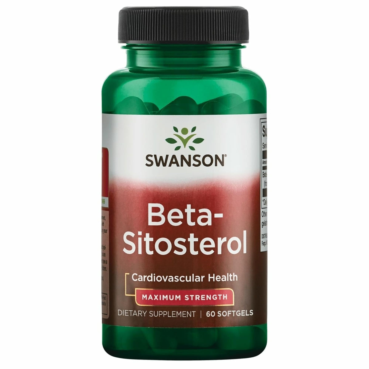Botella frontal de Swanson Premium Beta Sitosterol 160 mg, apoyo a la salud general