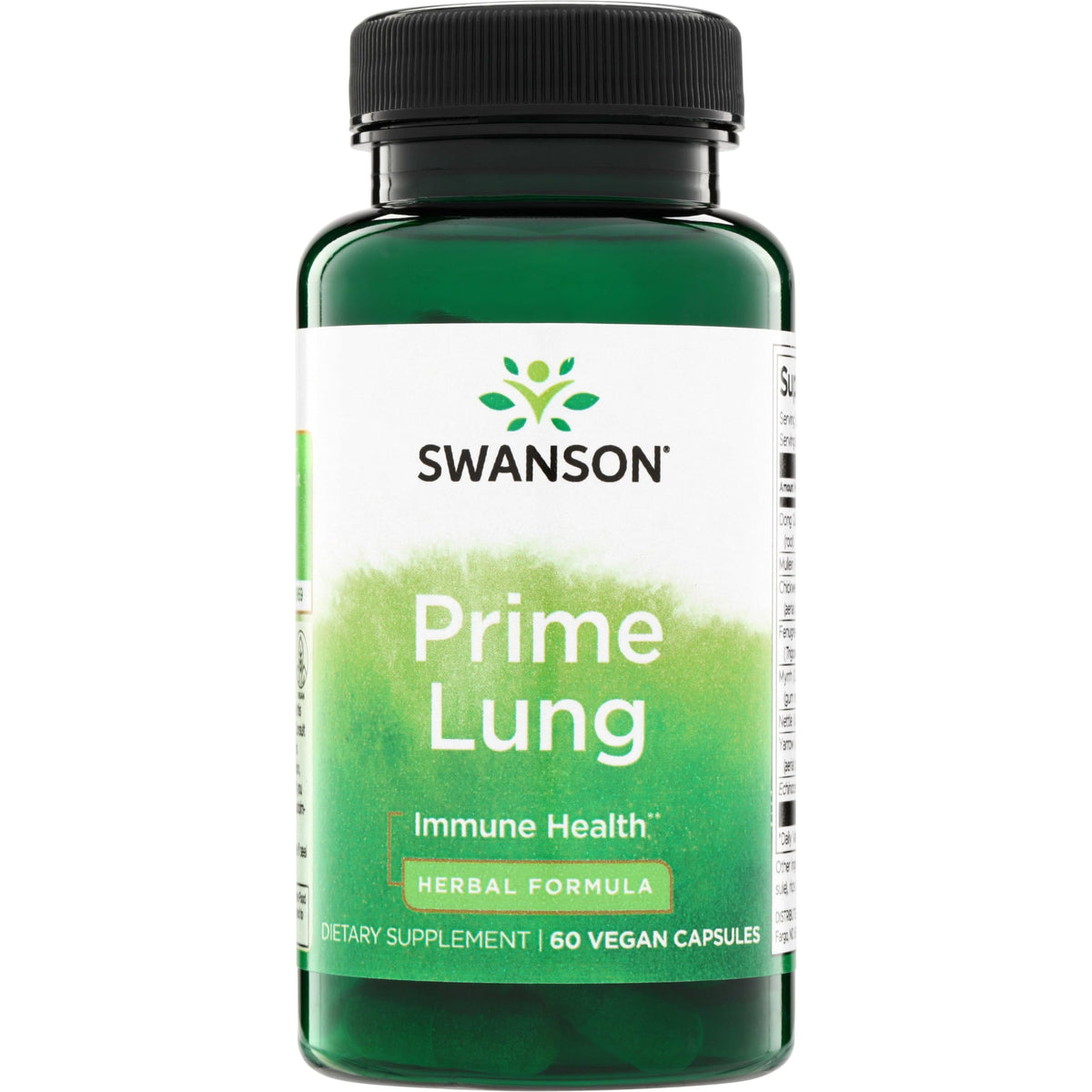 Swanson Prime Lung: cápsulas vegetarianas para apoyar la salud pulmonar diaria
