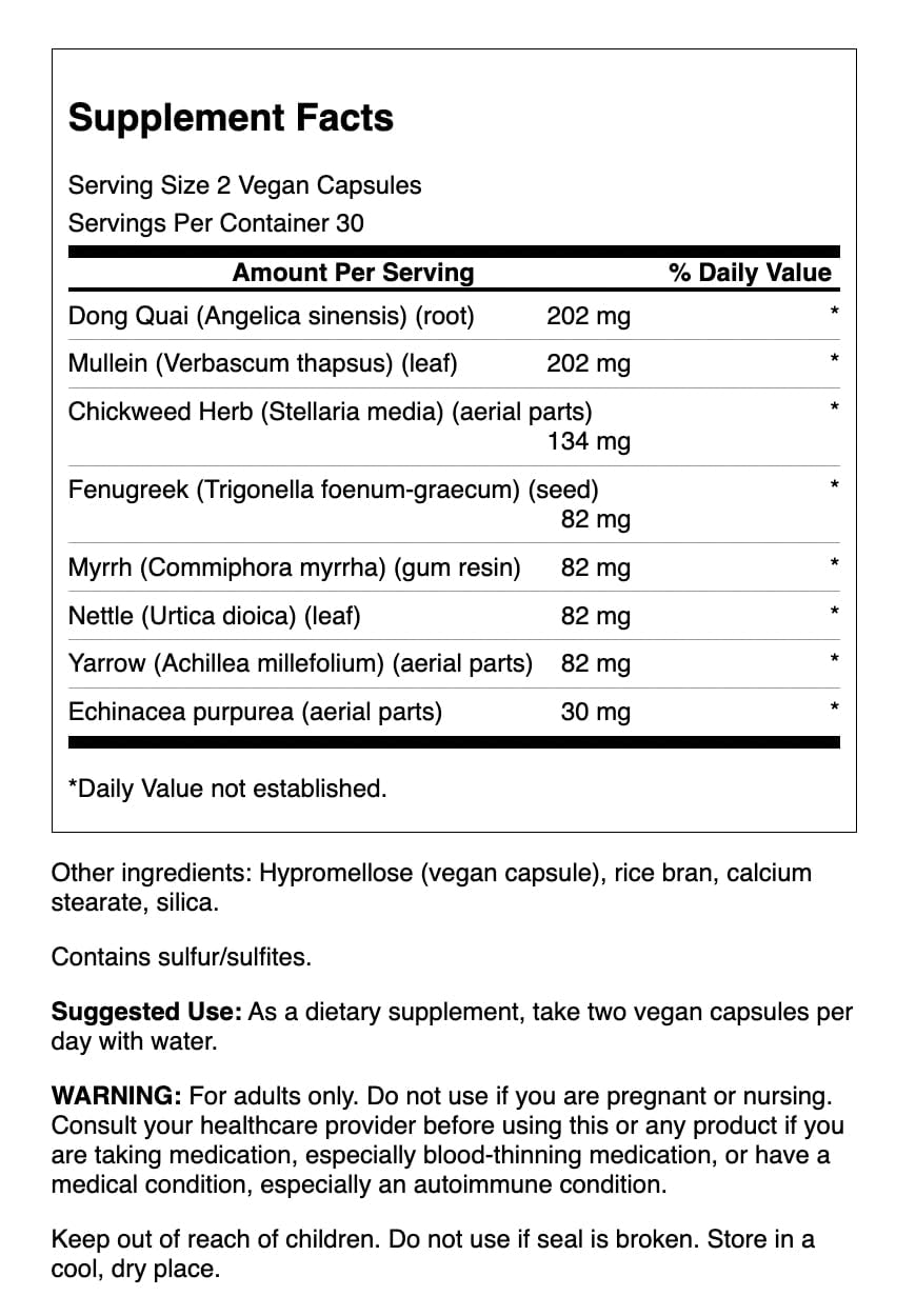 Swanson Prime Lung: etiqueta transparente sin ingredientes ocultos