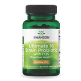 Swanson probiótico 16 cepas en botella para equilibrio intestinal diario