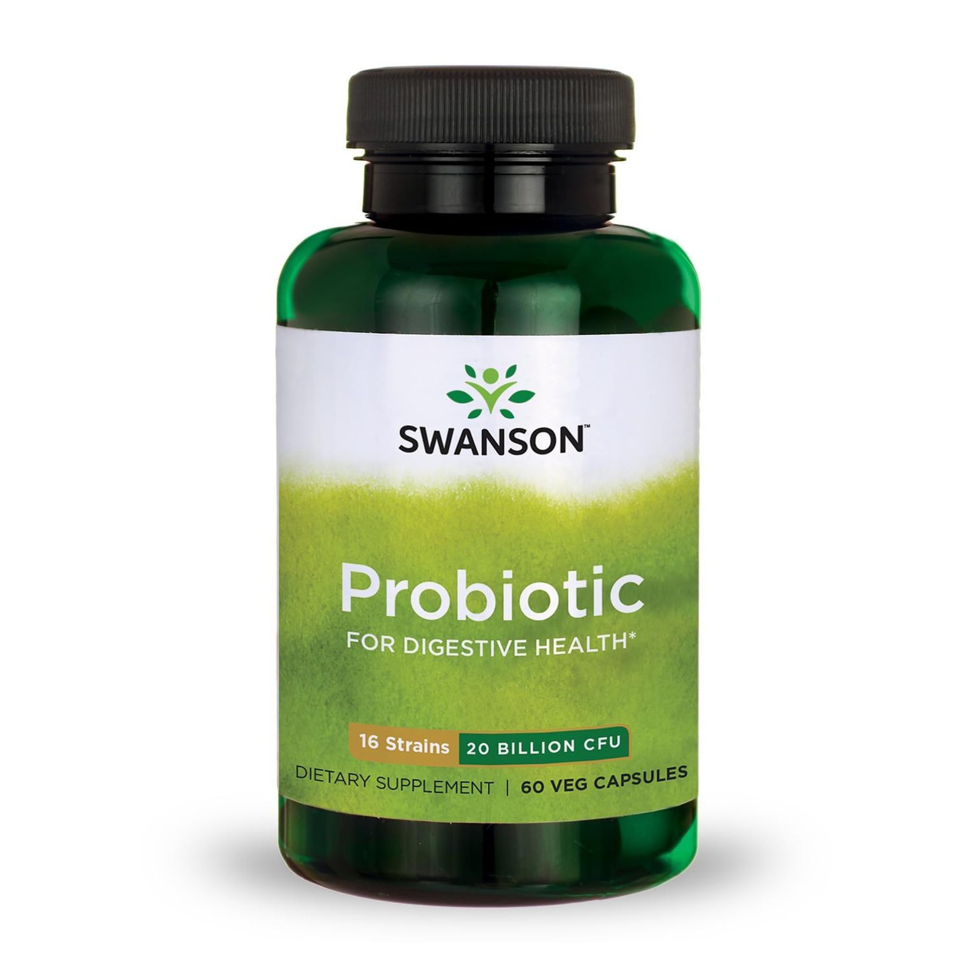 Swanson probiótico, botella, apoyo a la salud digestiva diaria