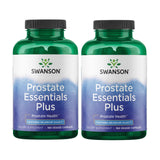 Swanson Prostate Essentials Plus en botella, soporte para la salud prostática en la rutina diaria.