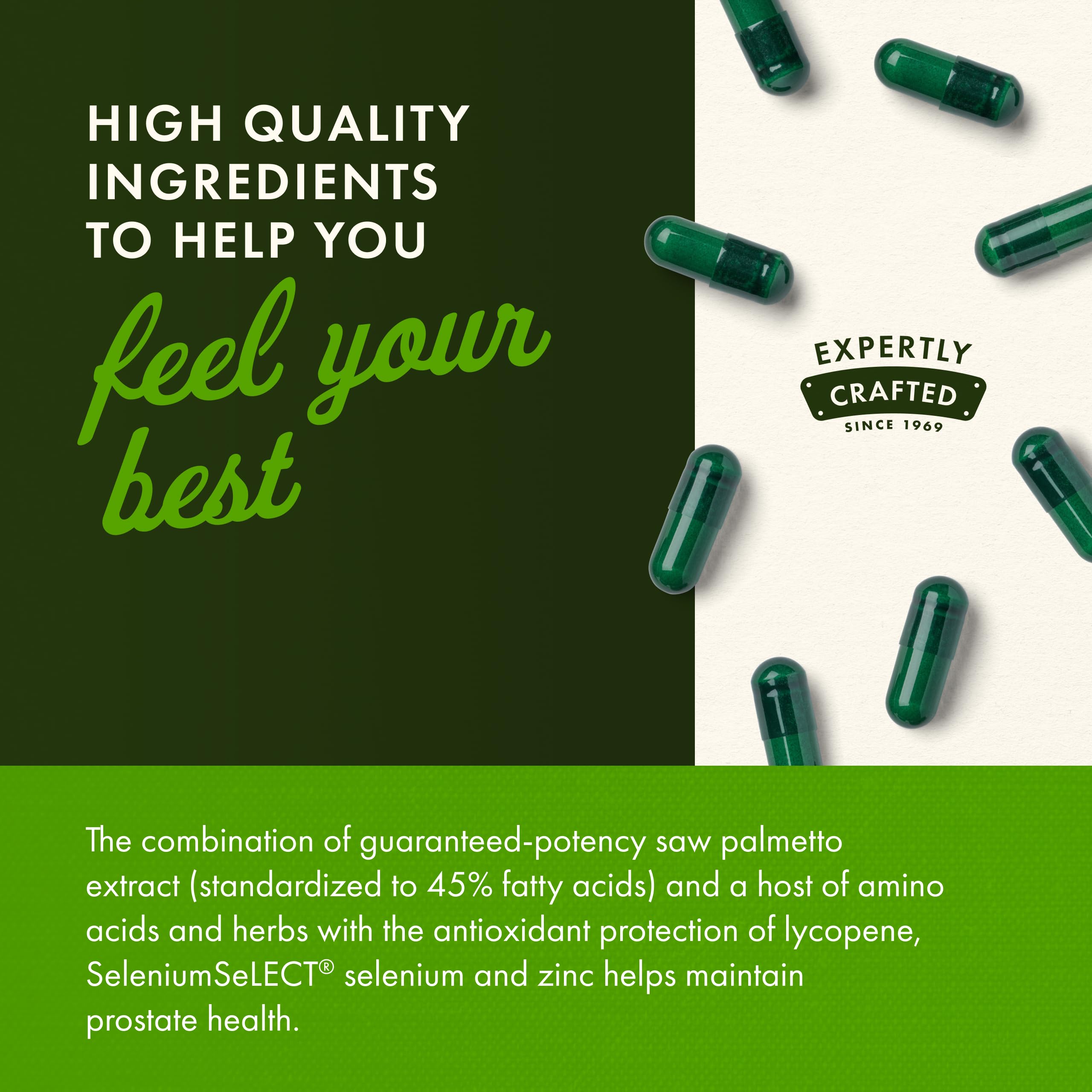 Swanson Prostate Essentials Plus: ingredientes clave para una fórmula equilibrada.