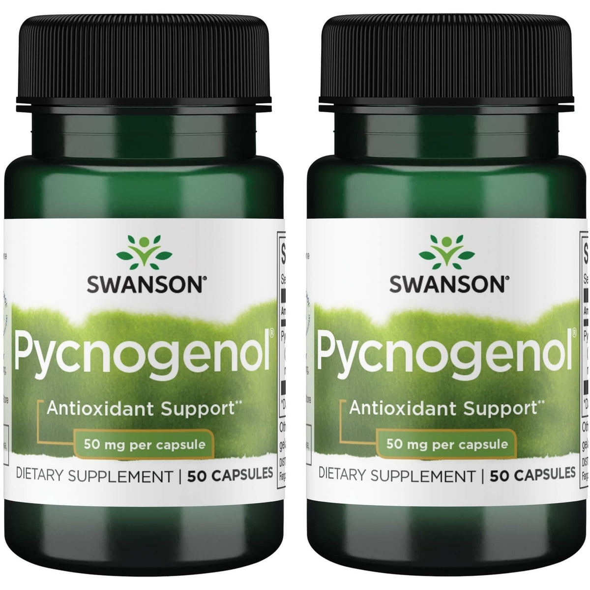 Swanson Pycnogenol 50 mg frasco frontal para referencia y compra.