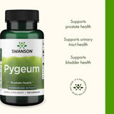 Swanson Pygeum - caja del producto: presentación y almacenamiento.