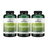 Swanson Pygeum cápsulas de 400 mg para soporte diario del tracto urinario.