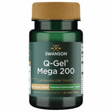 Swanson Q-Gel Mega: botella de suplemento lista para uso diario.