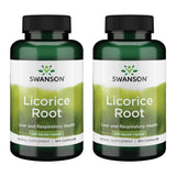 Swanson Regaliz raíz 450 mg, cápsulas; apoyo digestivo suave y bienestar general.