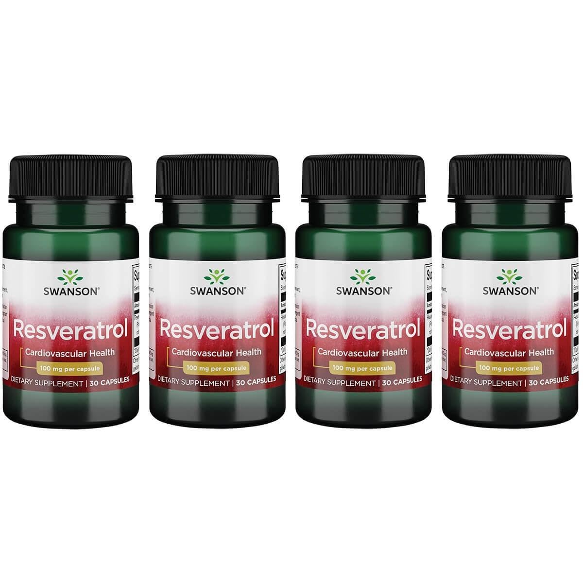 Swanson Resveratrol 100 cápsulas: apoyo antioxidante diario y bienestar general