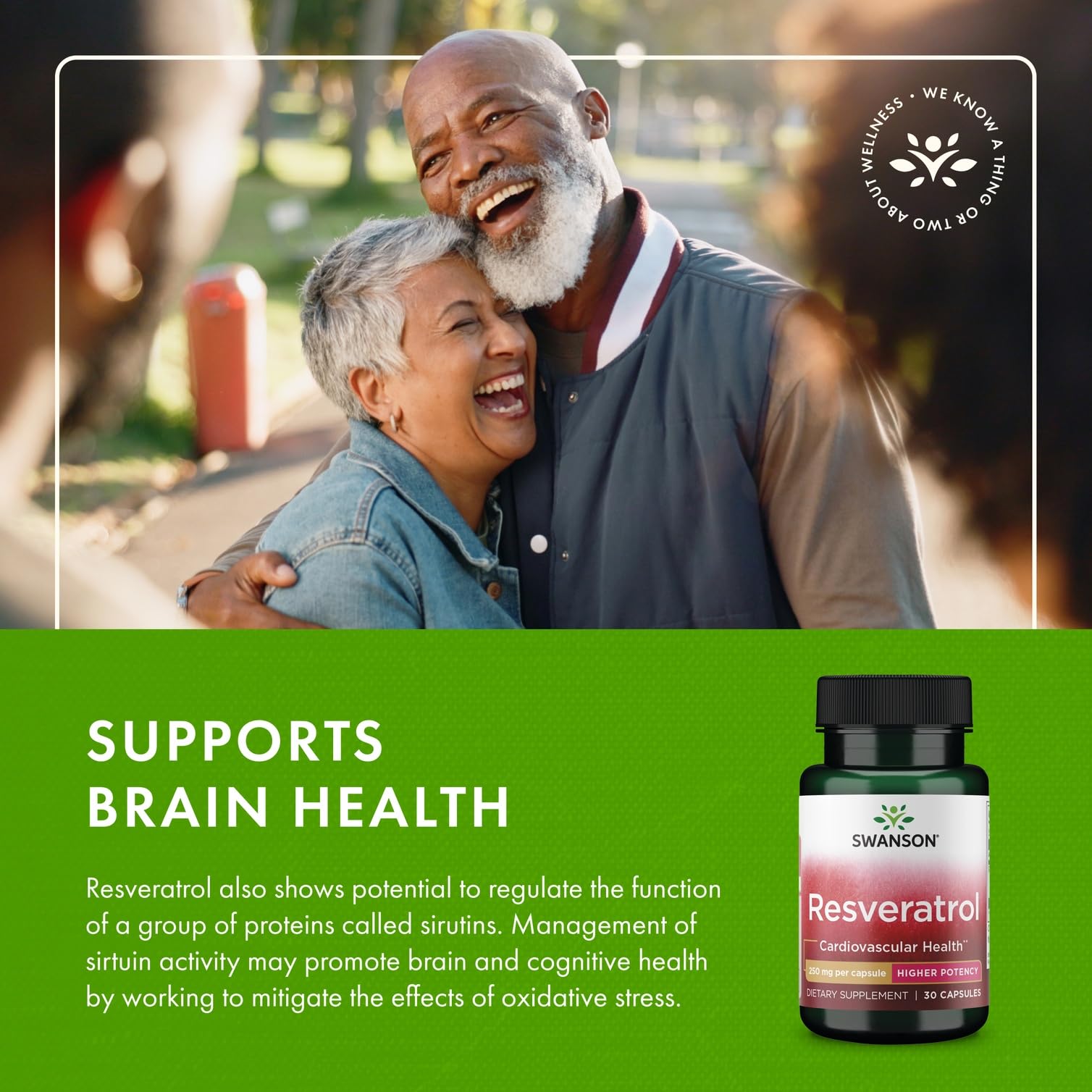 Swanson Resveratrol pack dos frascos, ahorro y conveniencia.