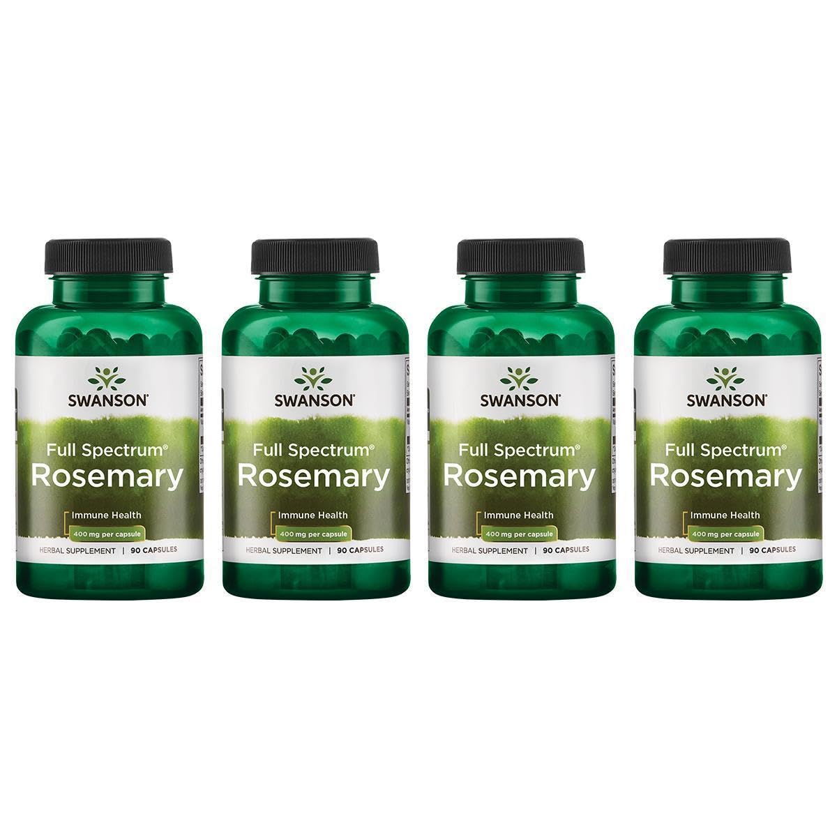 Swanson Romero de Espectro Completo, cápsulas de 400 mg para soporte natural.